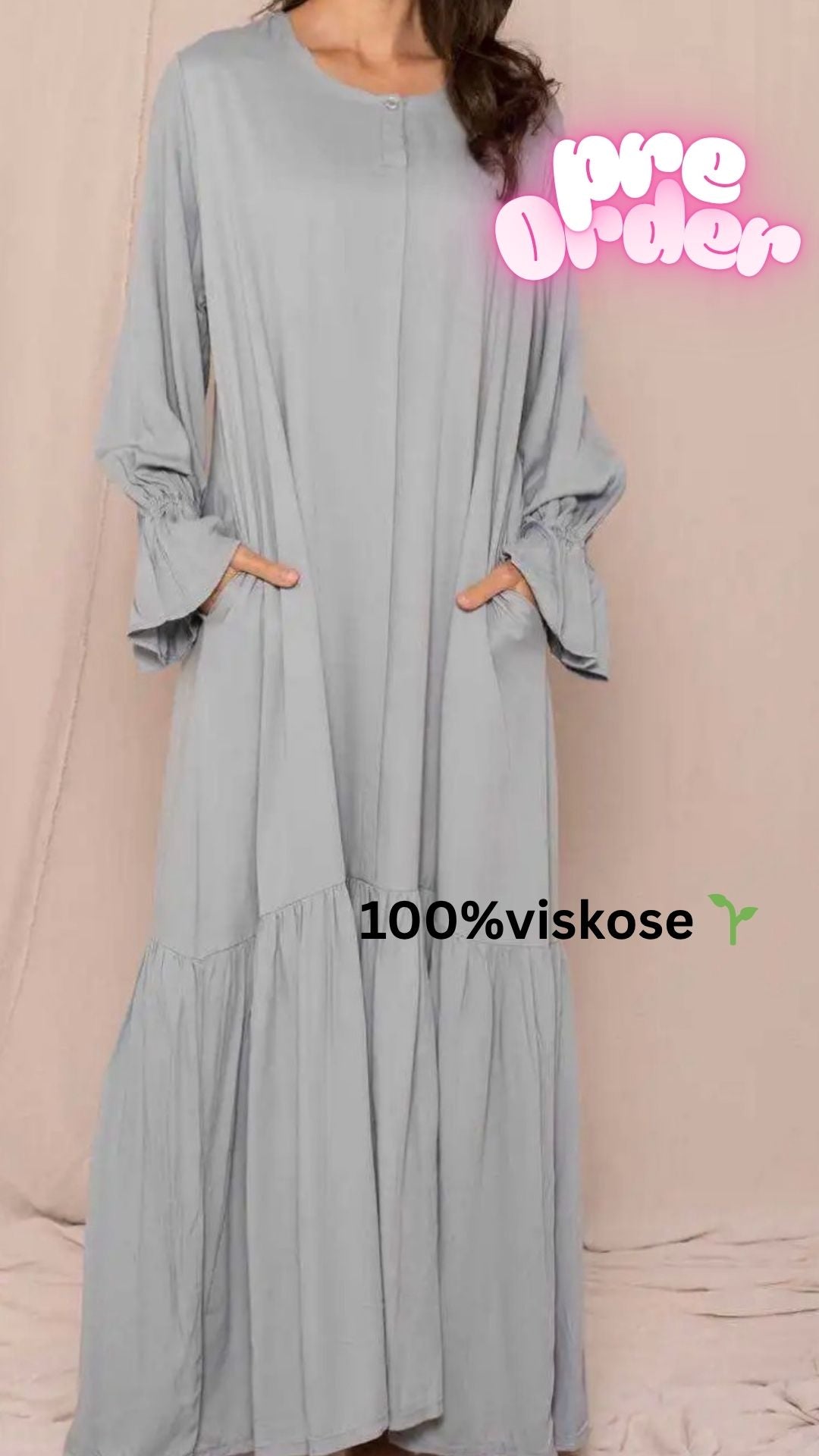 Pre Order! Viskose Abaya