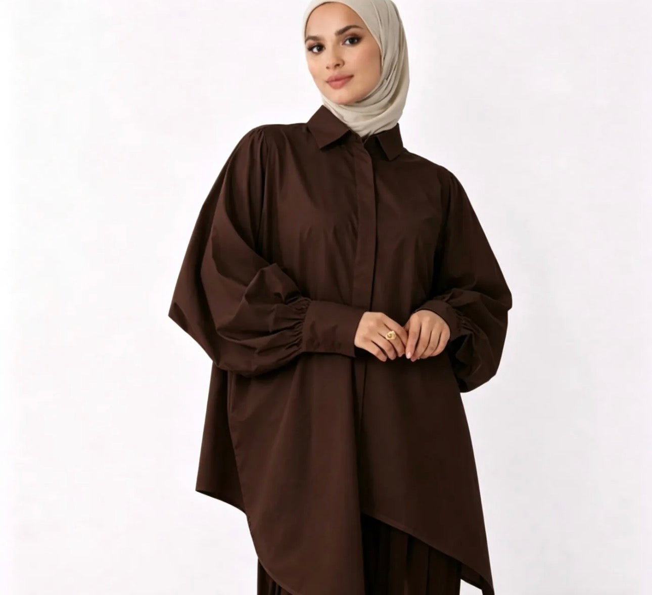 Oversize Baumwoll-Tunika „Layali“ – 100% Baumwolle🌿