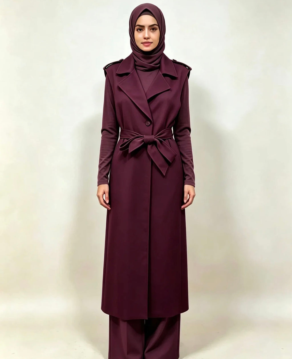 Trenchcoat-Weste