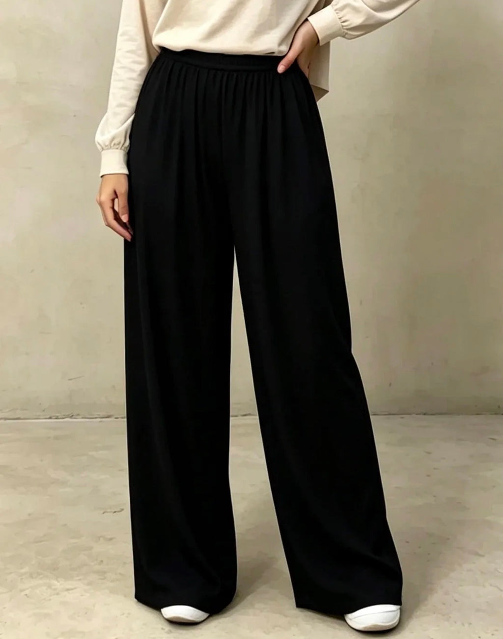 Weite Viskose-Hose – ideal unter der Abaya
