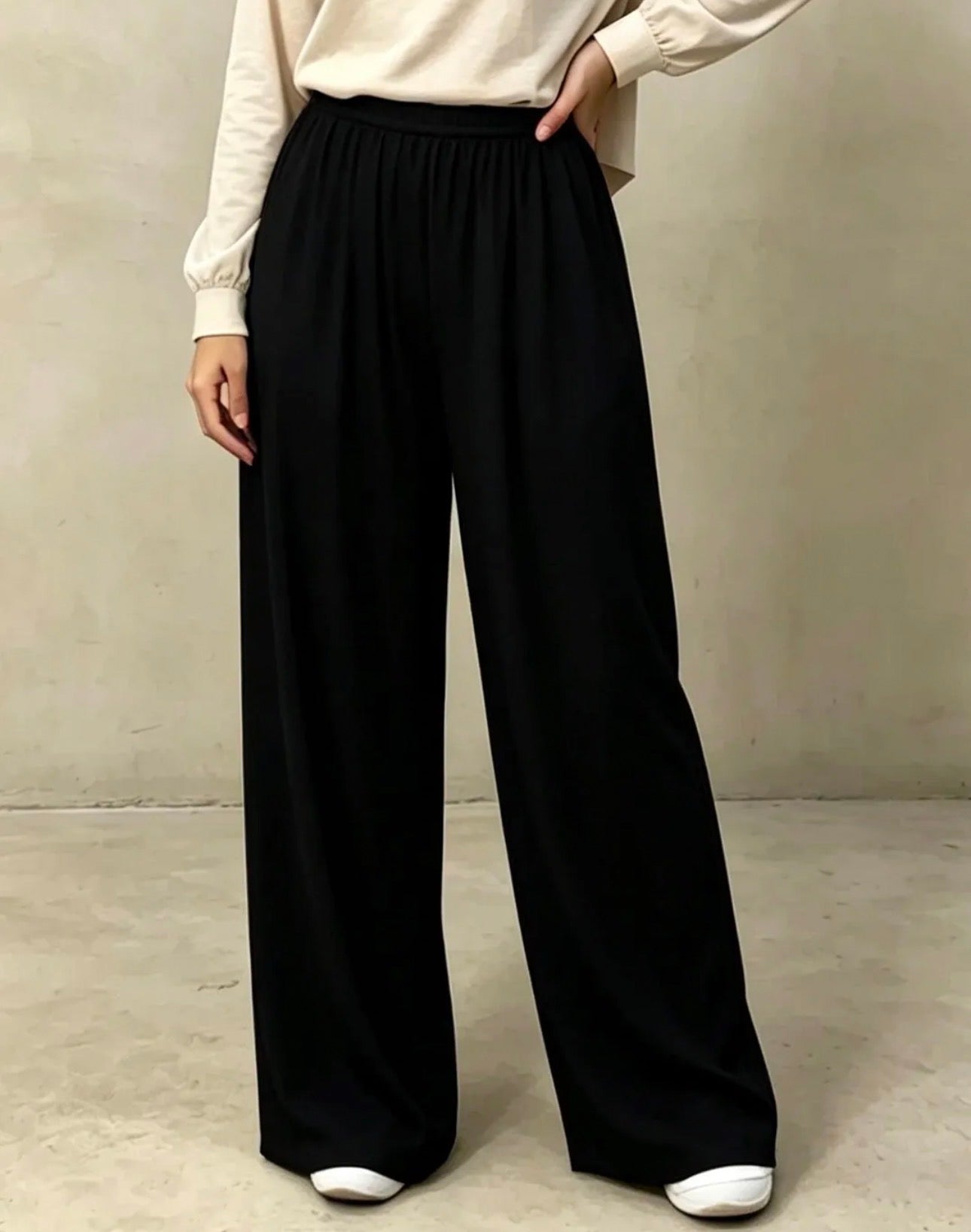 Weite Viskose-Hose – ideal unter der Abaya