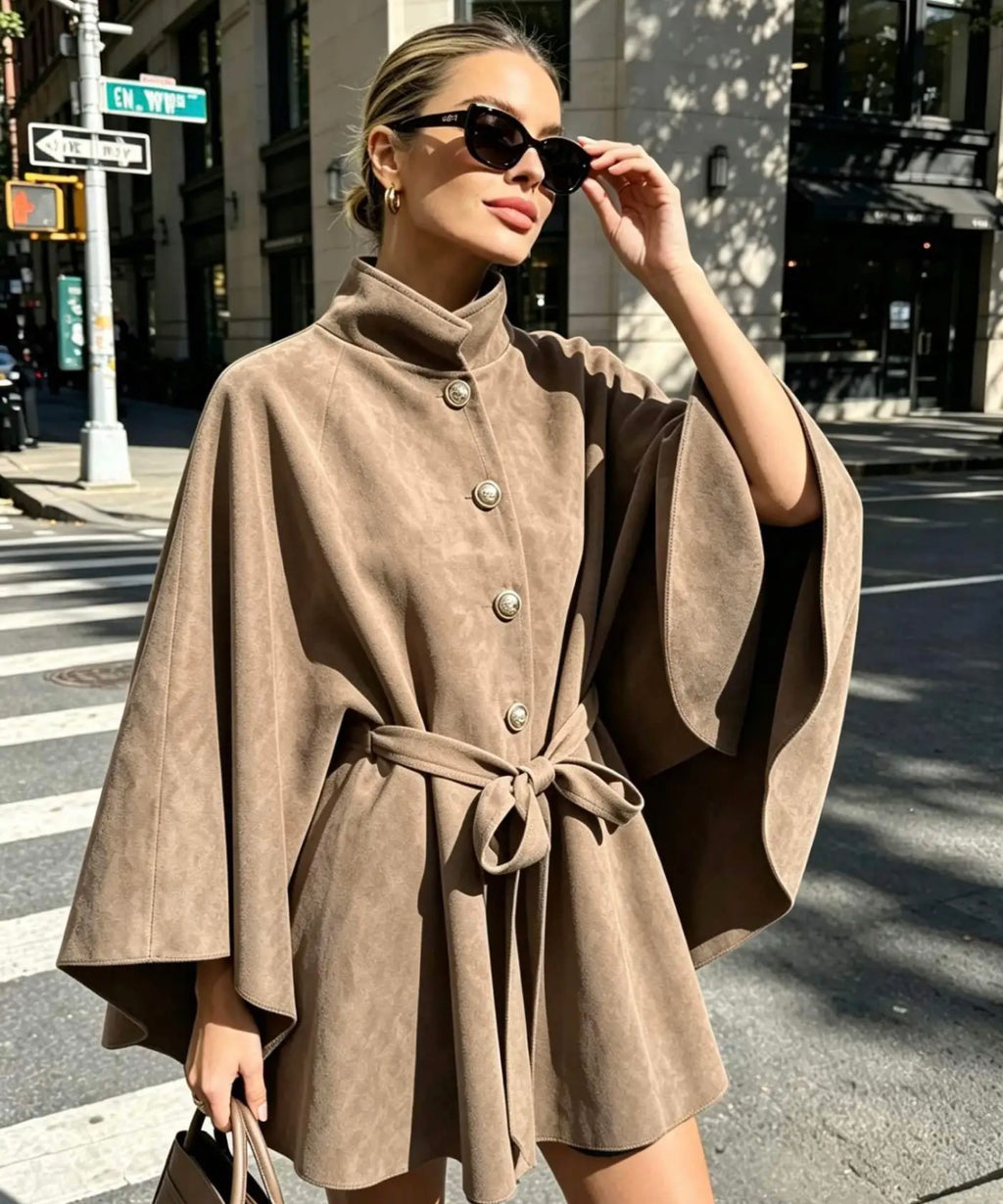 Poncho Leder Optik - 8003