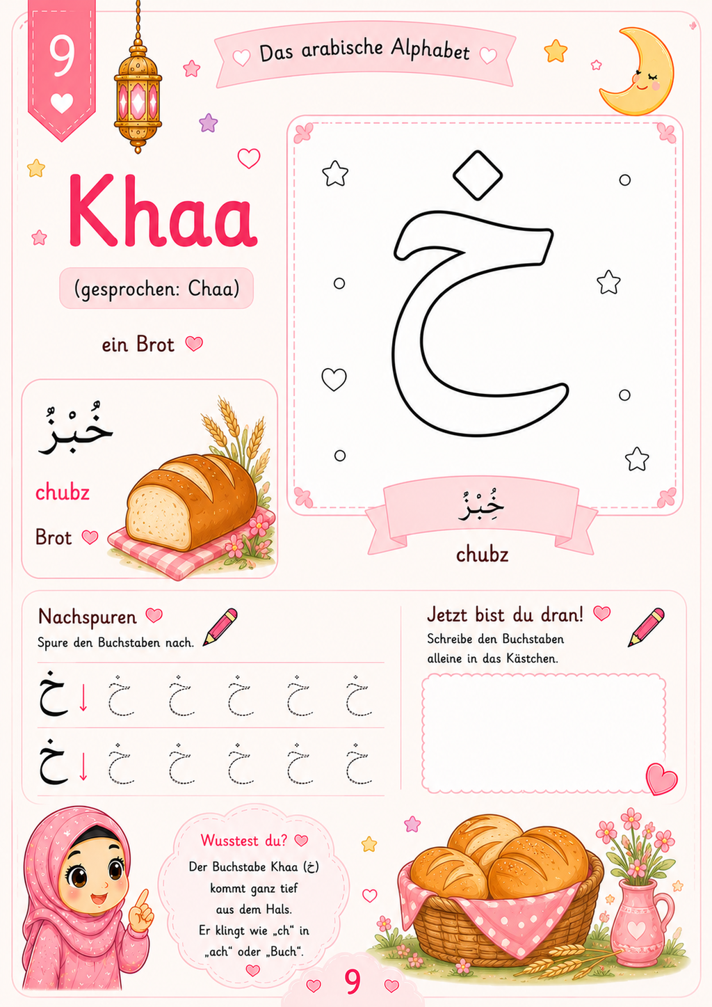 Arabisches Alphabet (Kinder)