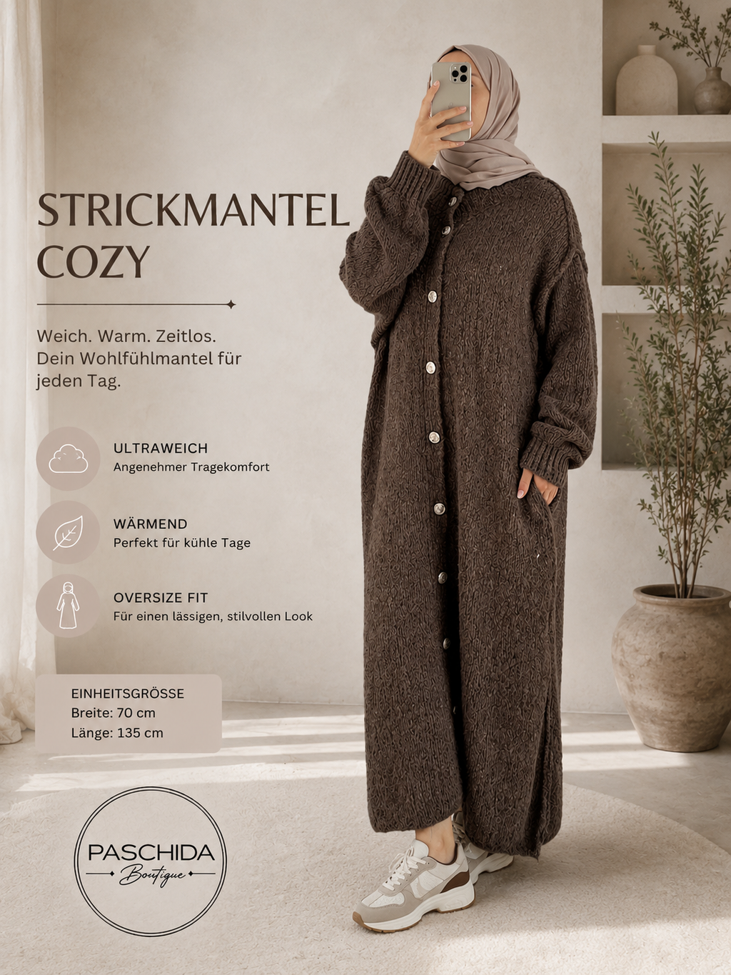 Strickmantel Cozy