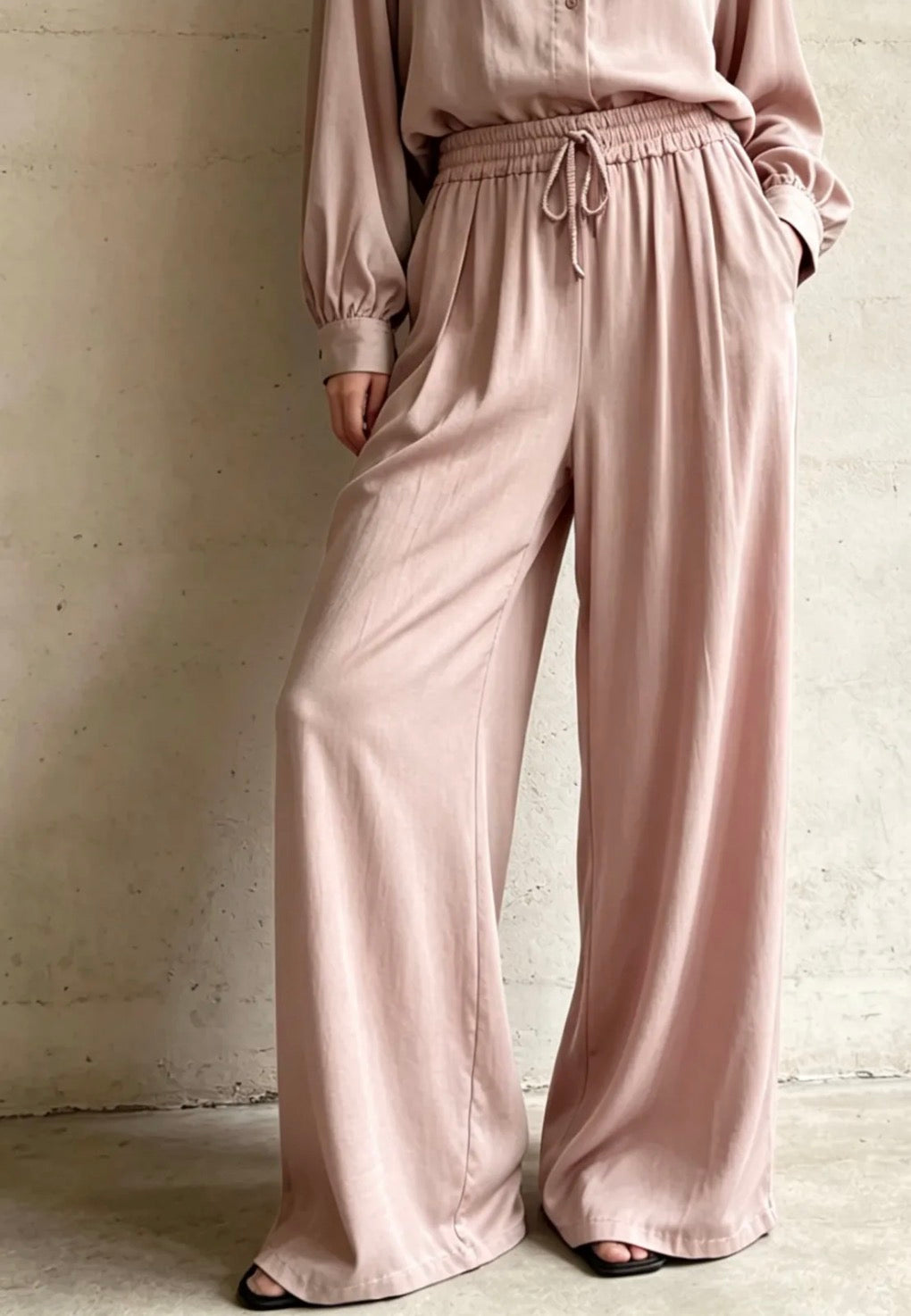 Wide Leg Tencel Hose – 100 % Lyocell 🌿