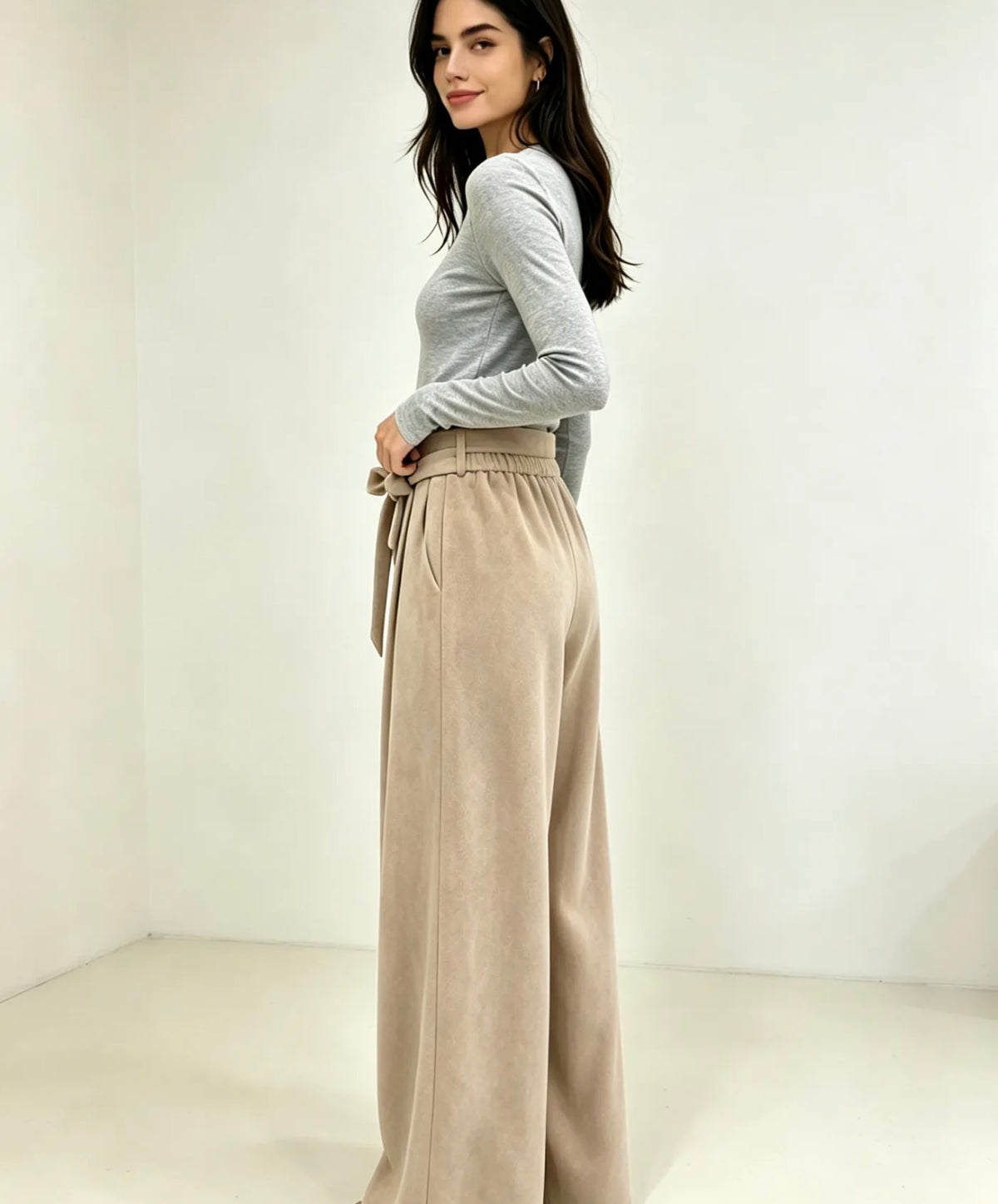 Elegante Velour-Hose -8005