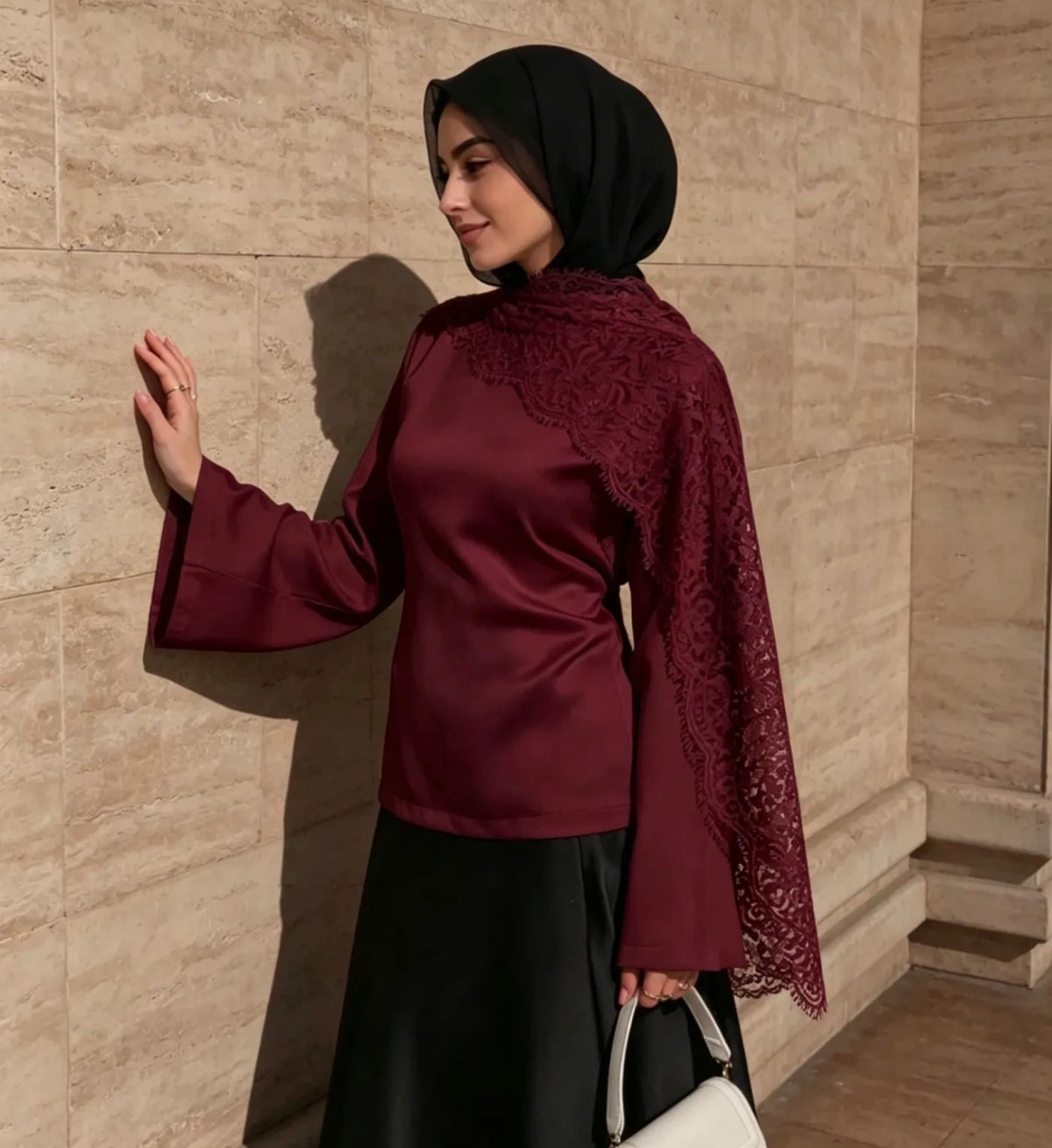 Elegantes Oberteil mit spitze - 11519