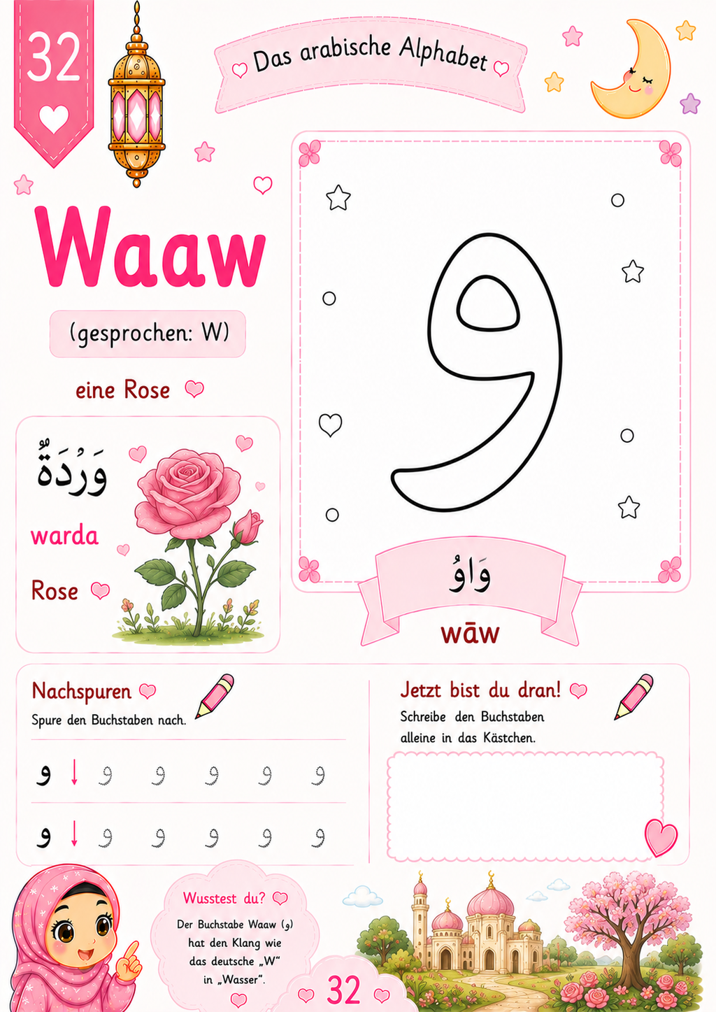 Arabisches Alphabet (Kinder)