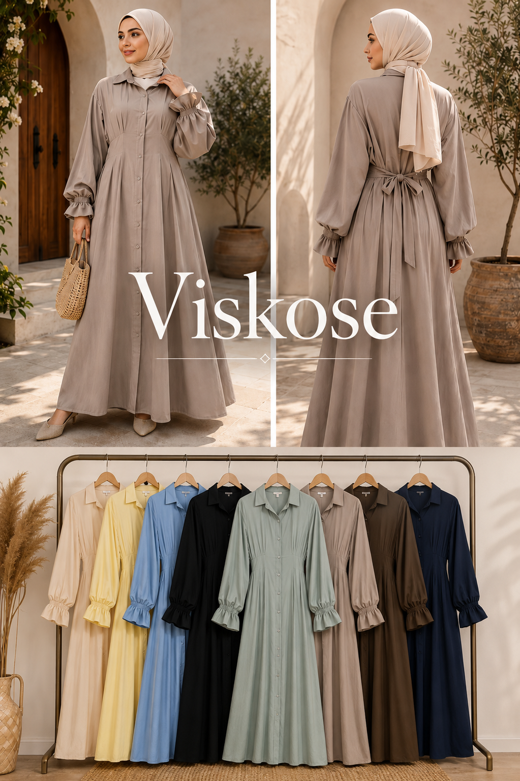 Viskose Kleid „Nayla“