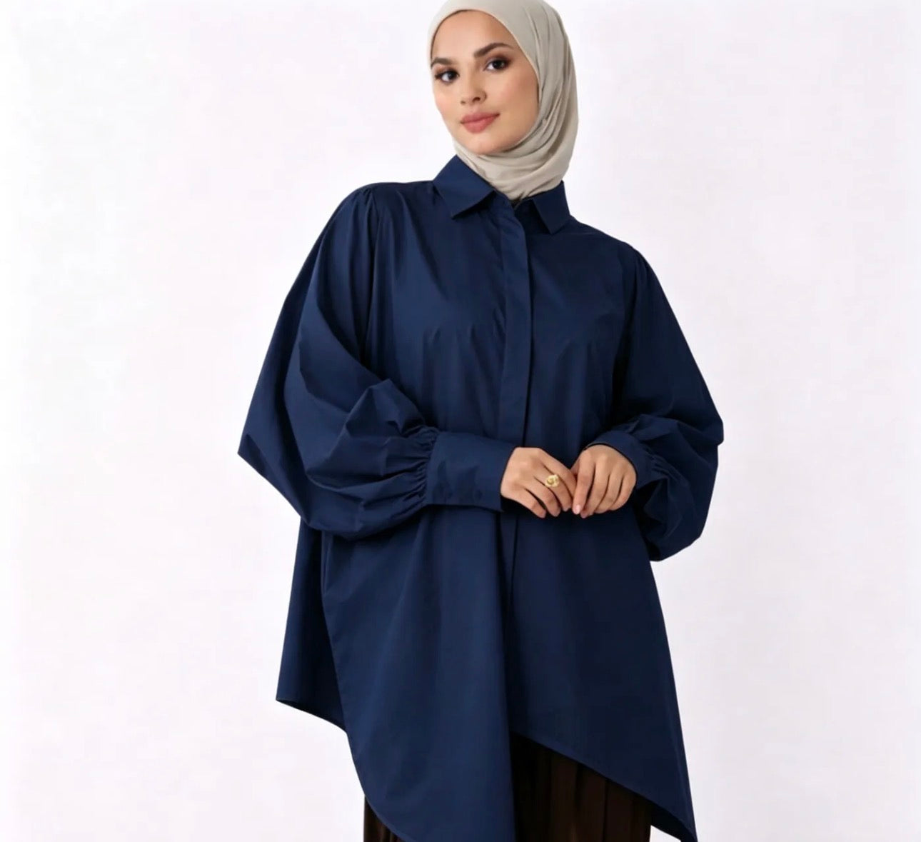 Oversize Baumwoll-Tunika „Layali“ – 100% Baumwolle🌿