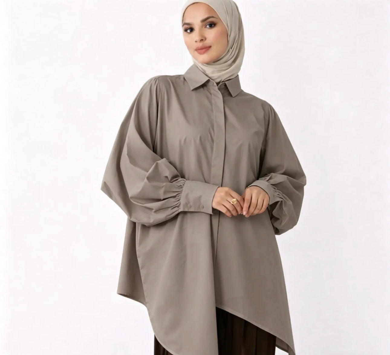 Oversize Baumwoll-Tunika „Layali“ – 100% Baumwolle🌿