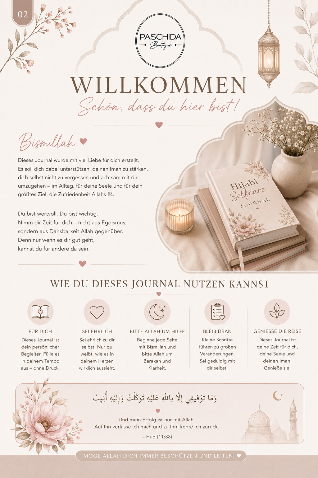 Hijabi Selfcare Journal