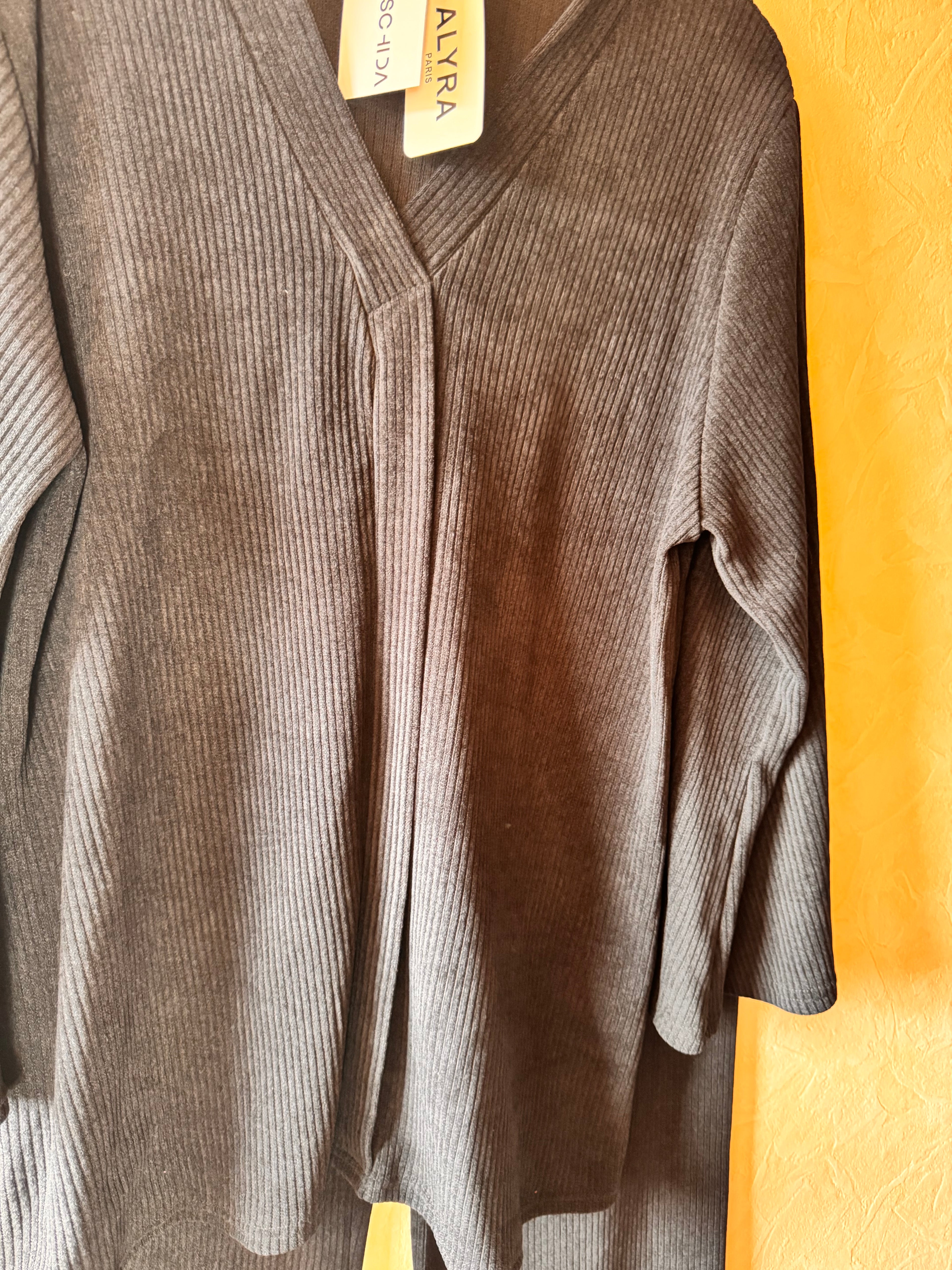 Zwei Teiler Cord Taupe
