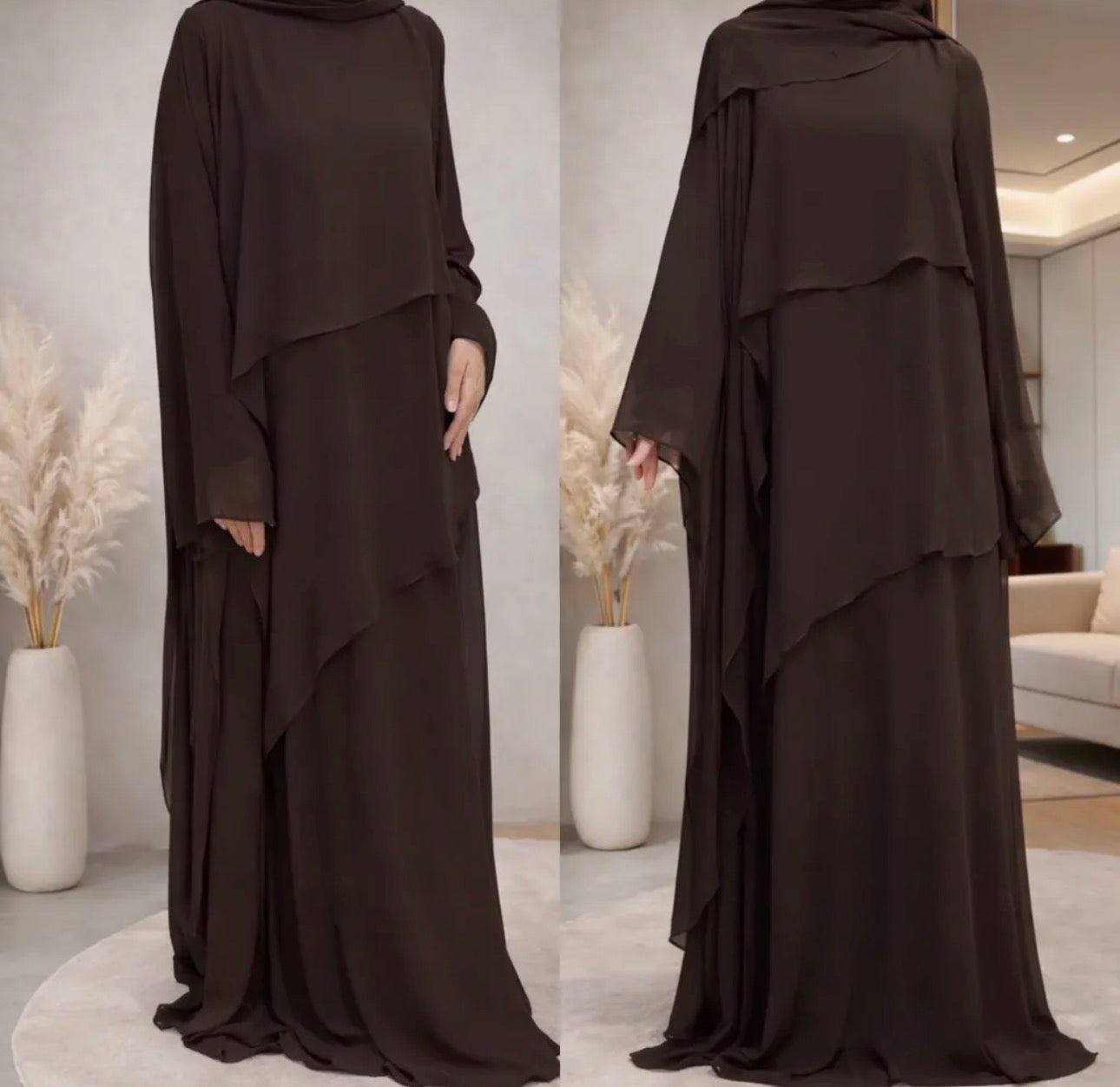 Chiffon/Viskose Kleid
