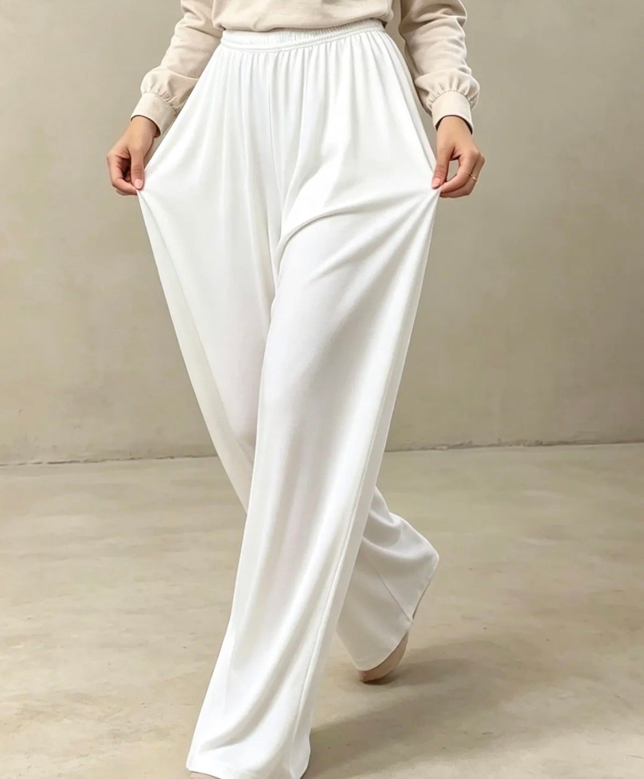 Weite Viskose-Hose – ideal unter der Abaya