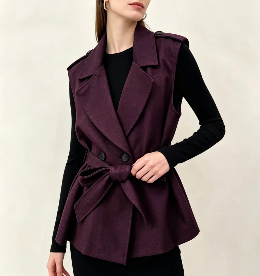 Elegante Weste mit Innenfutter