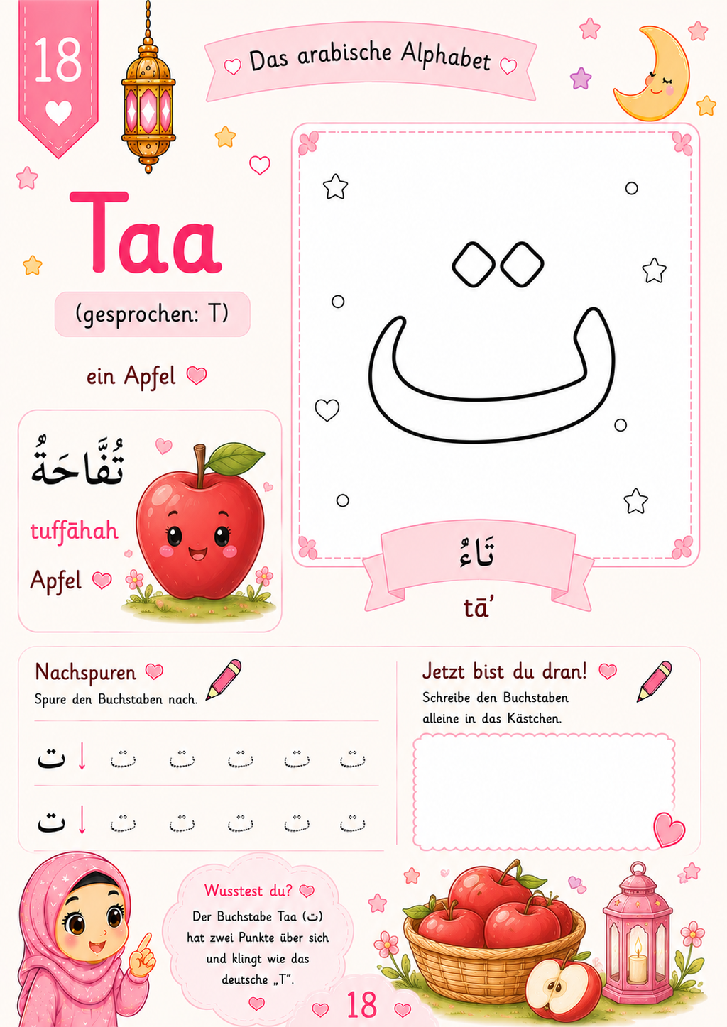 Arabisches Alphabet (Kinder)