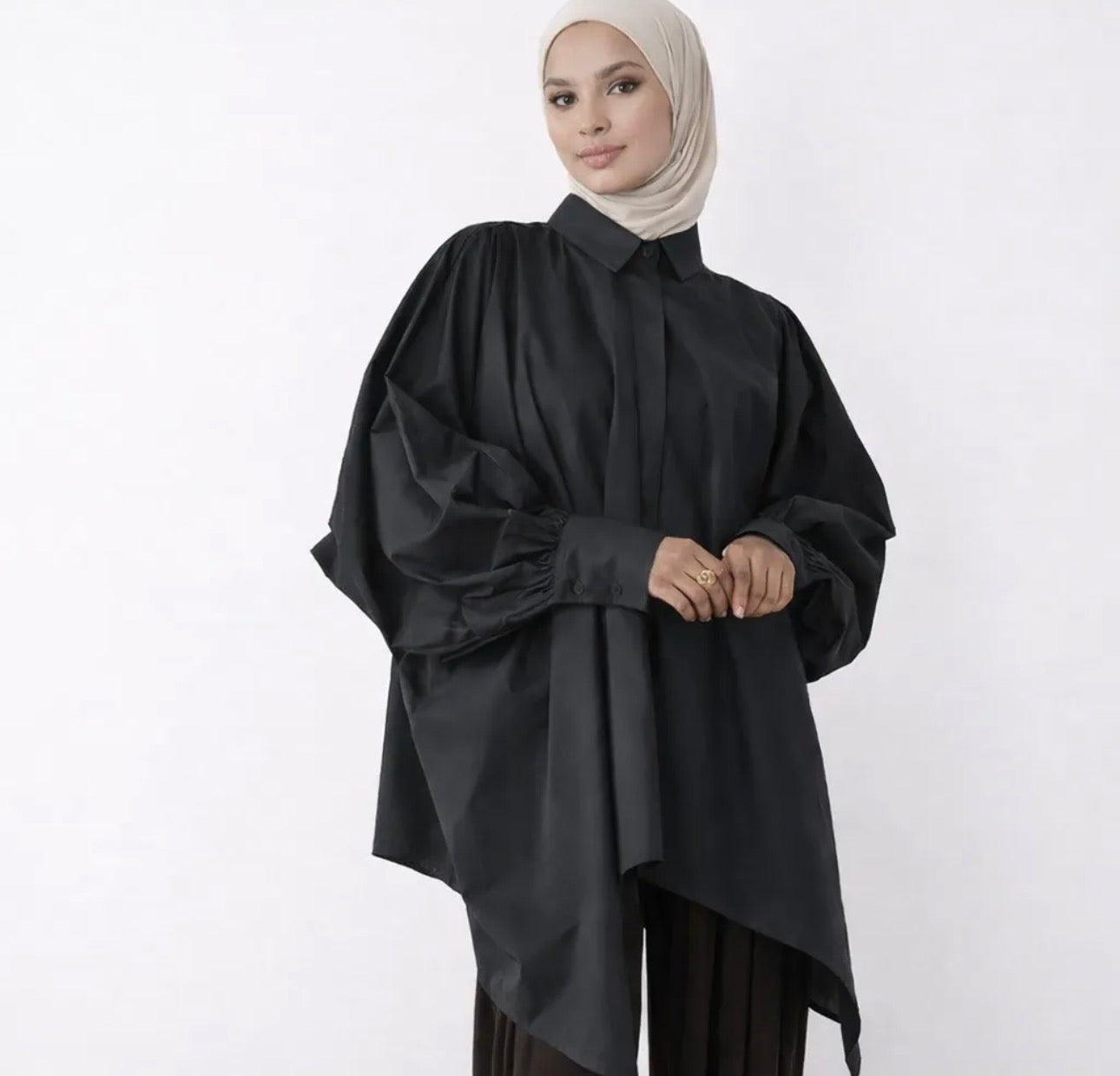 Oversize Baumwoll-Tunika „Layali“ – 100% Baumwolle🌿