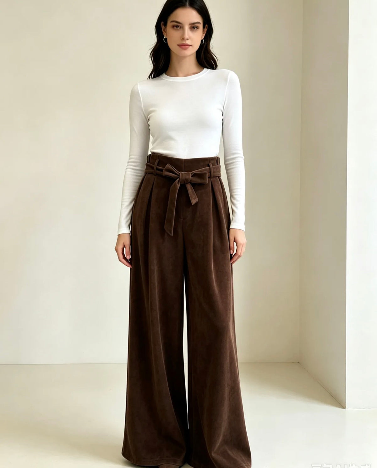 Elegante Velour-Hose -8005