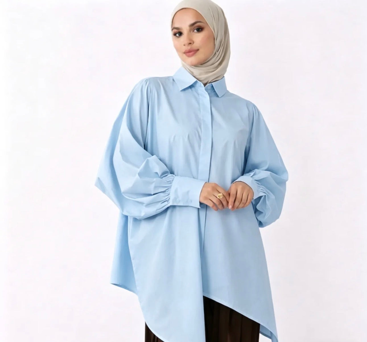 Oversize Baumwoll-Tunika „Layali“ – 100% Baumwolle🌿