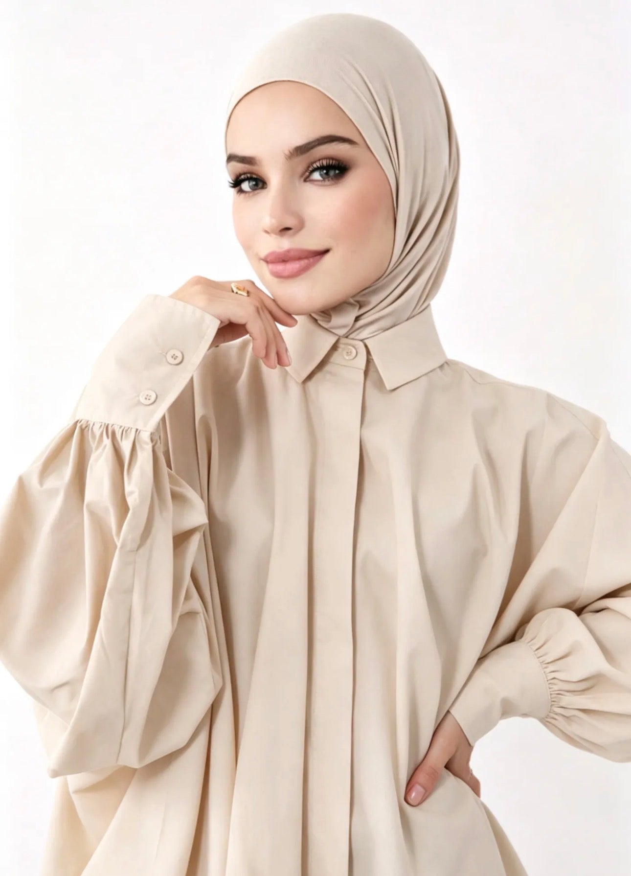 Oversize Baumwoll-Tunika „Layali“ – 100% Baumwolle🌿