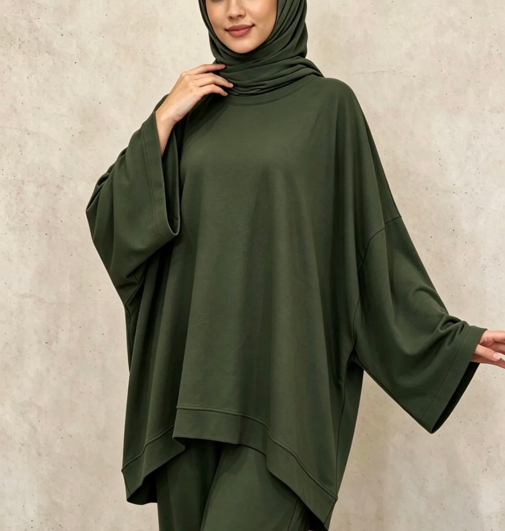 Oversize Oberteil Baumwolle