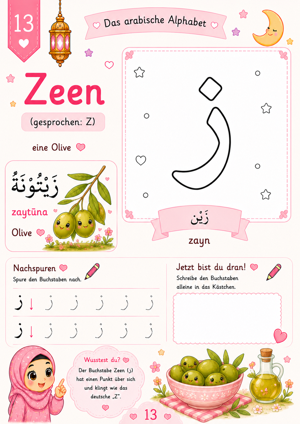 Arabisches Alphabet (Kinder)