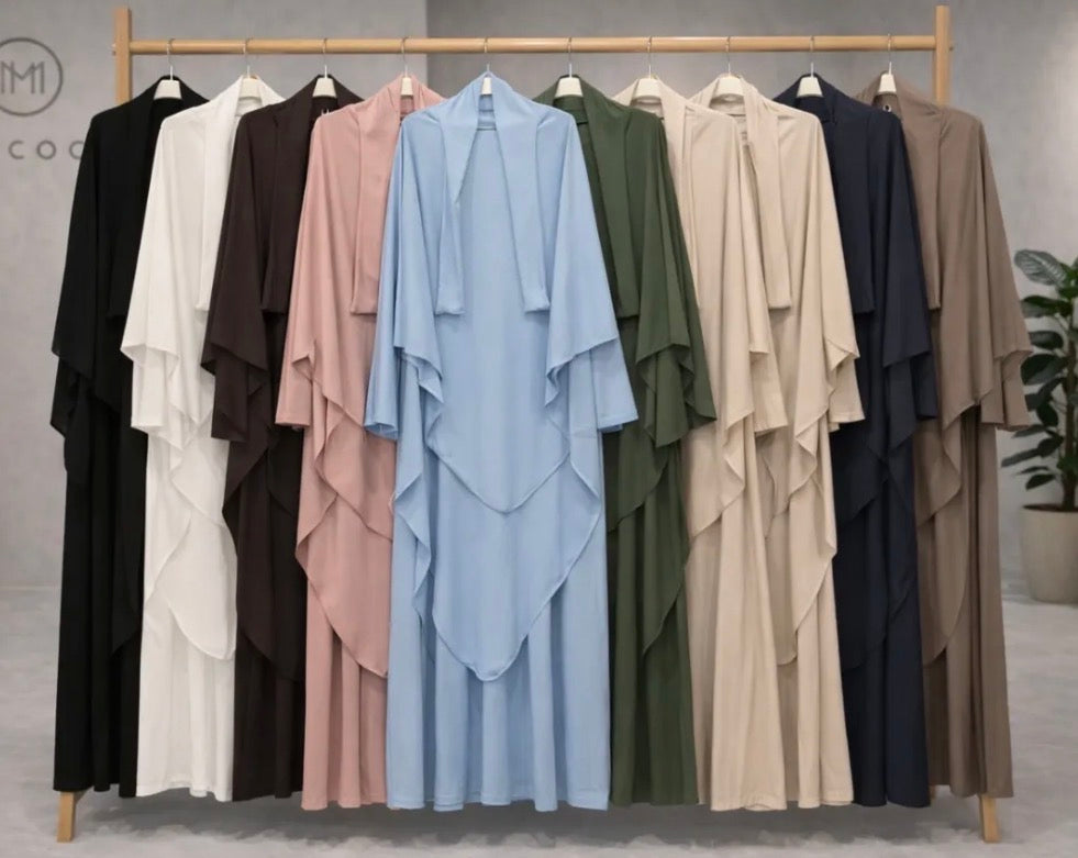 Abaya & Khimar Set – Cotton 🌿