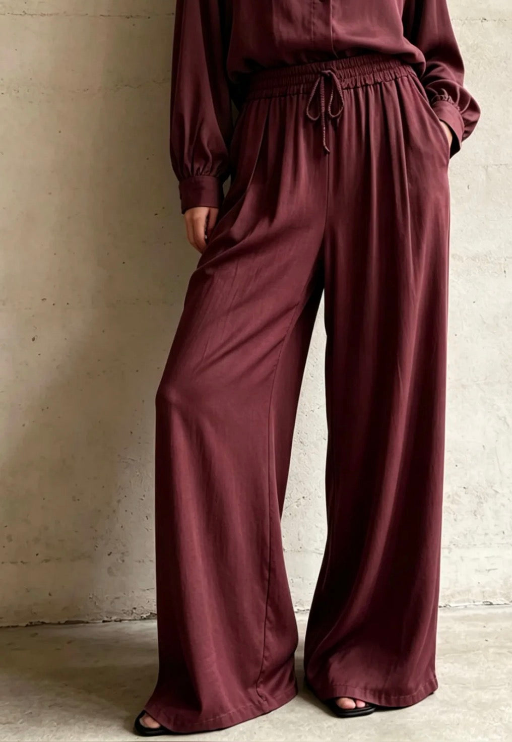 Wide Leg Tencel Hose – 100 % Lyocell 🌿