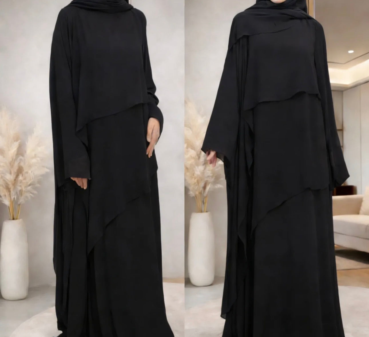 Chiffon/Viskose Kleid