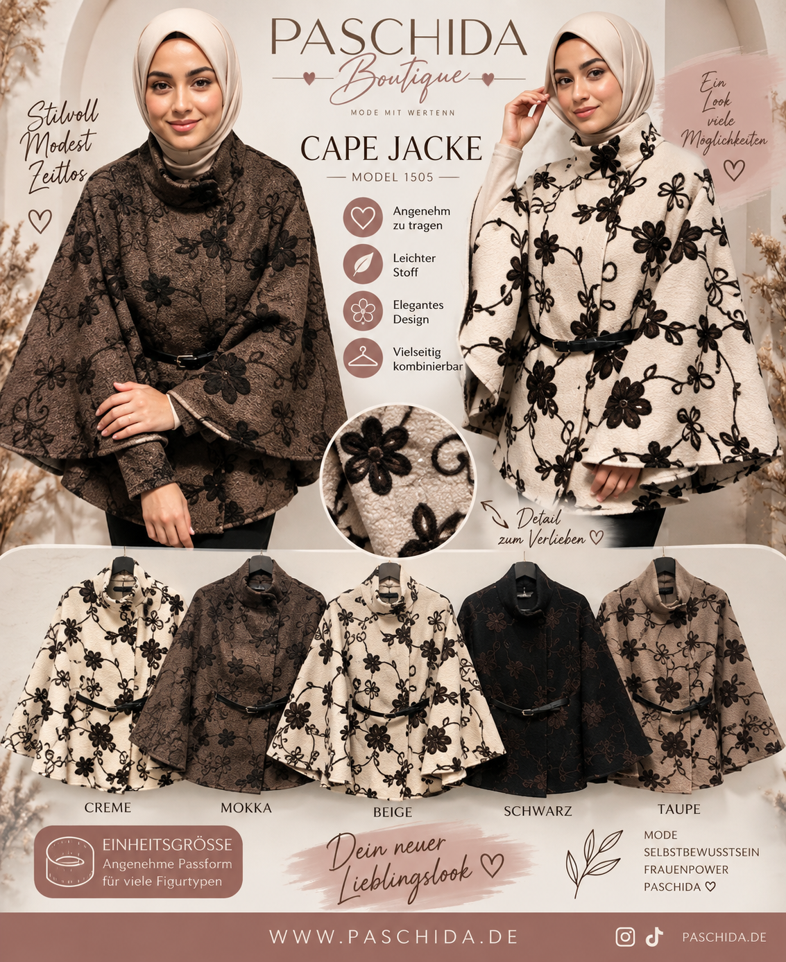 Cape -Jacke