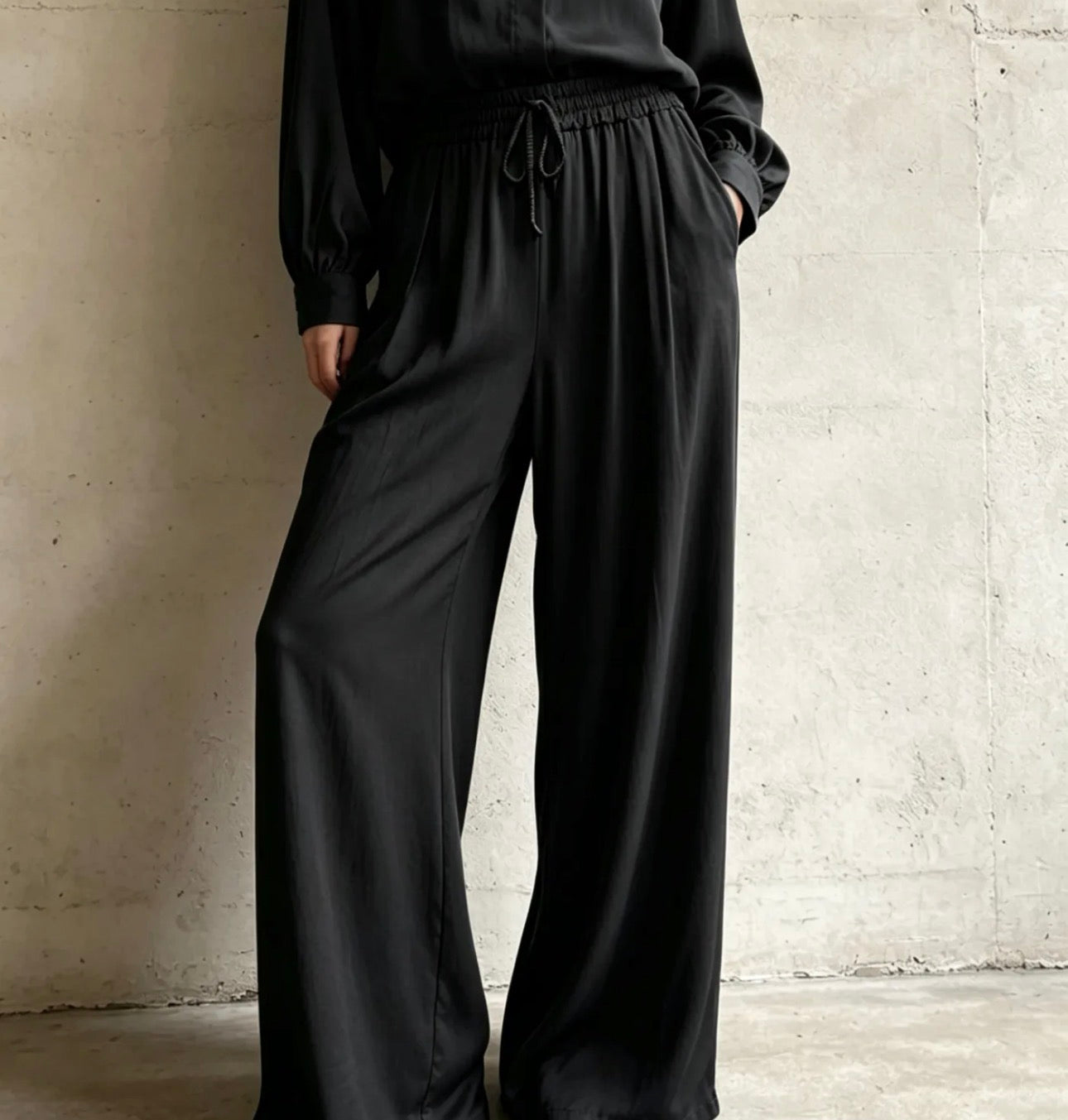 Lyocell Palazzo Hose – 100% Lyocell (Tencel)
