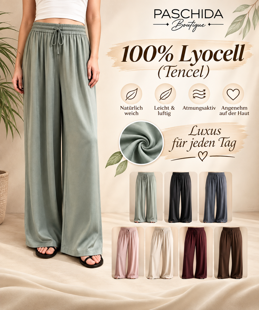 Lyocell Palazzo Hose – 100% Lyocell (Tencel)