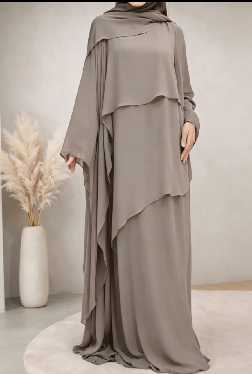 Chiffon/Viskose Kleid