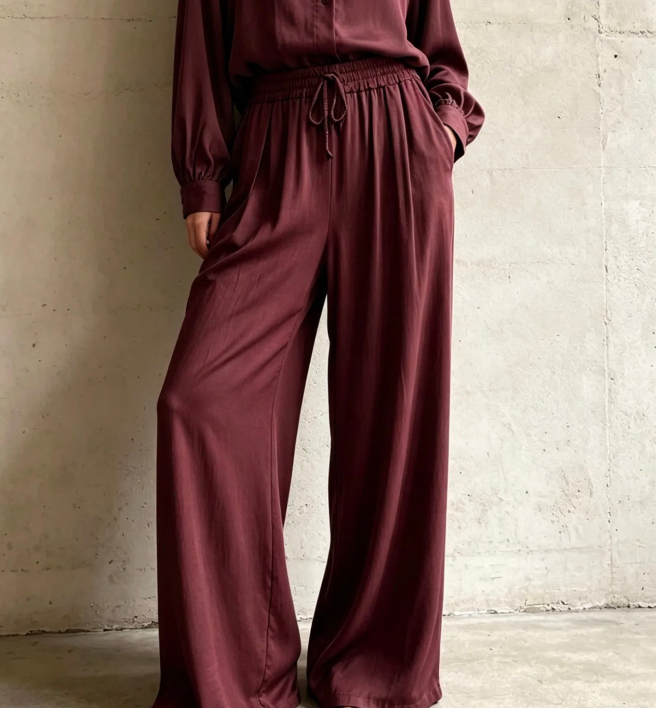 Lyocell Palazzo Hose – 100% Lyocell (Tencel)