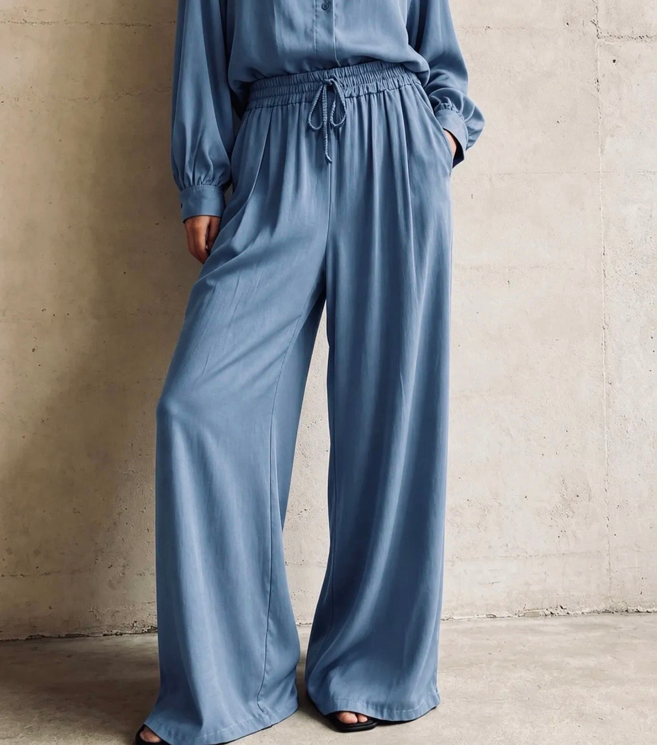 Lyocell Palazzo Hose – 100% Lyocell (Tencel)
