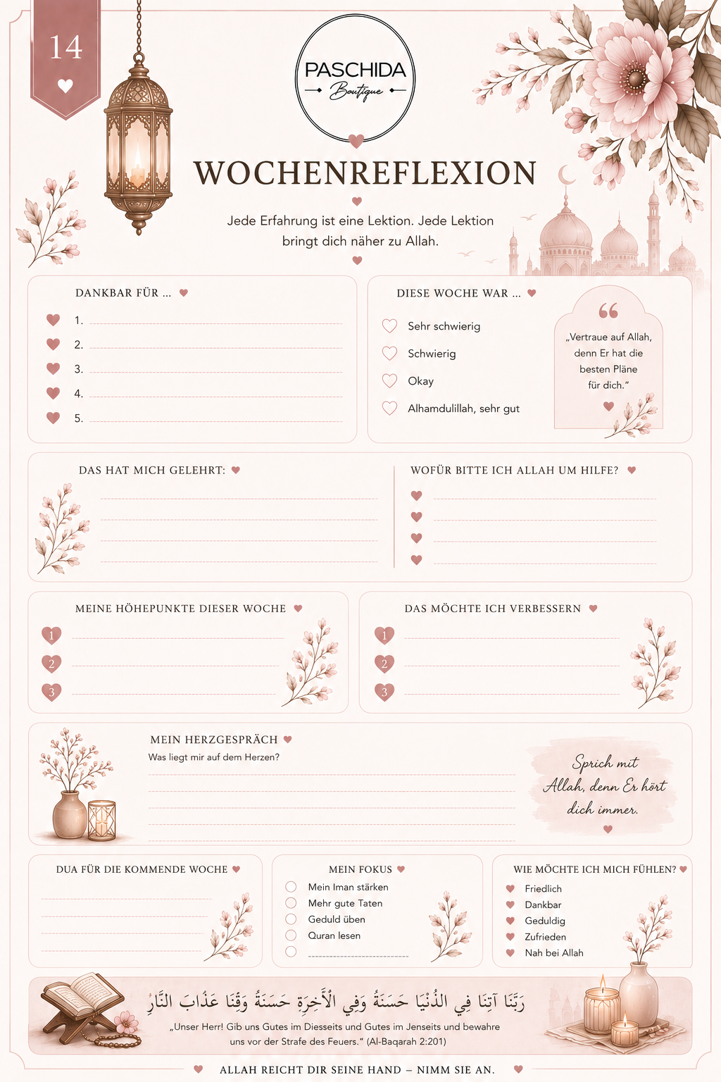 Hijabi Selfcare Journal