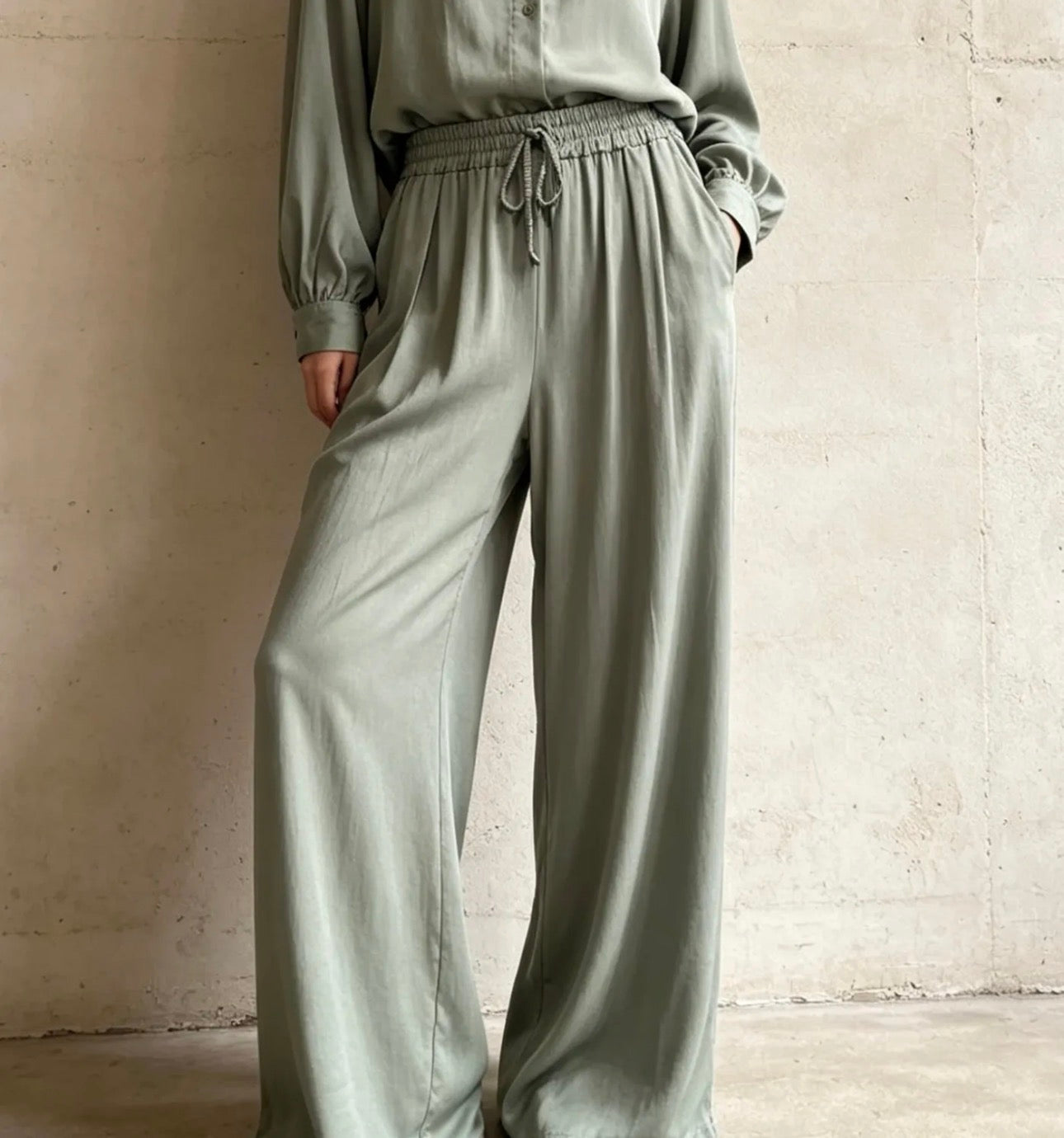Lyocell Palazzo Hose – 100% Lyocell (Tencel)