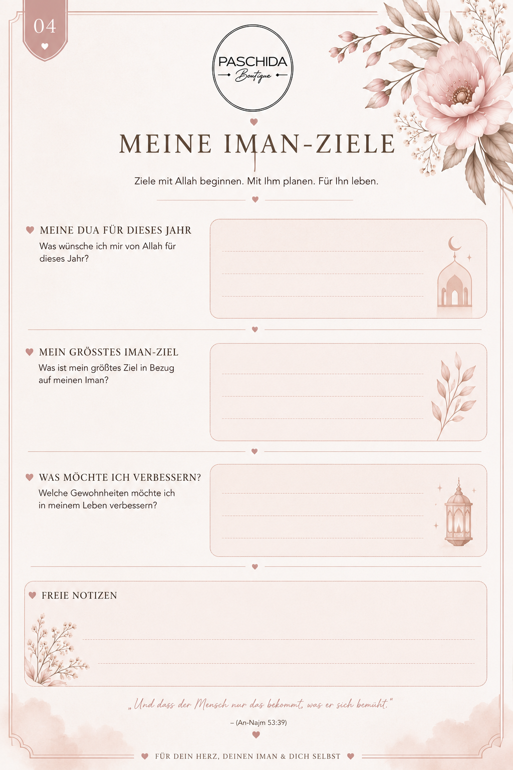 Hijabi Selfcare Journal