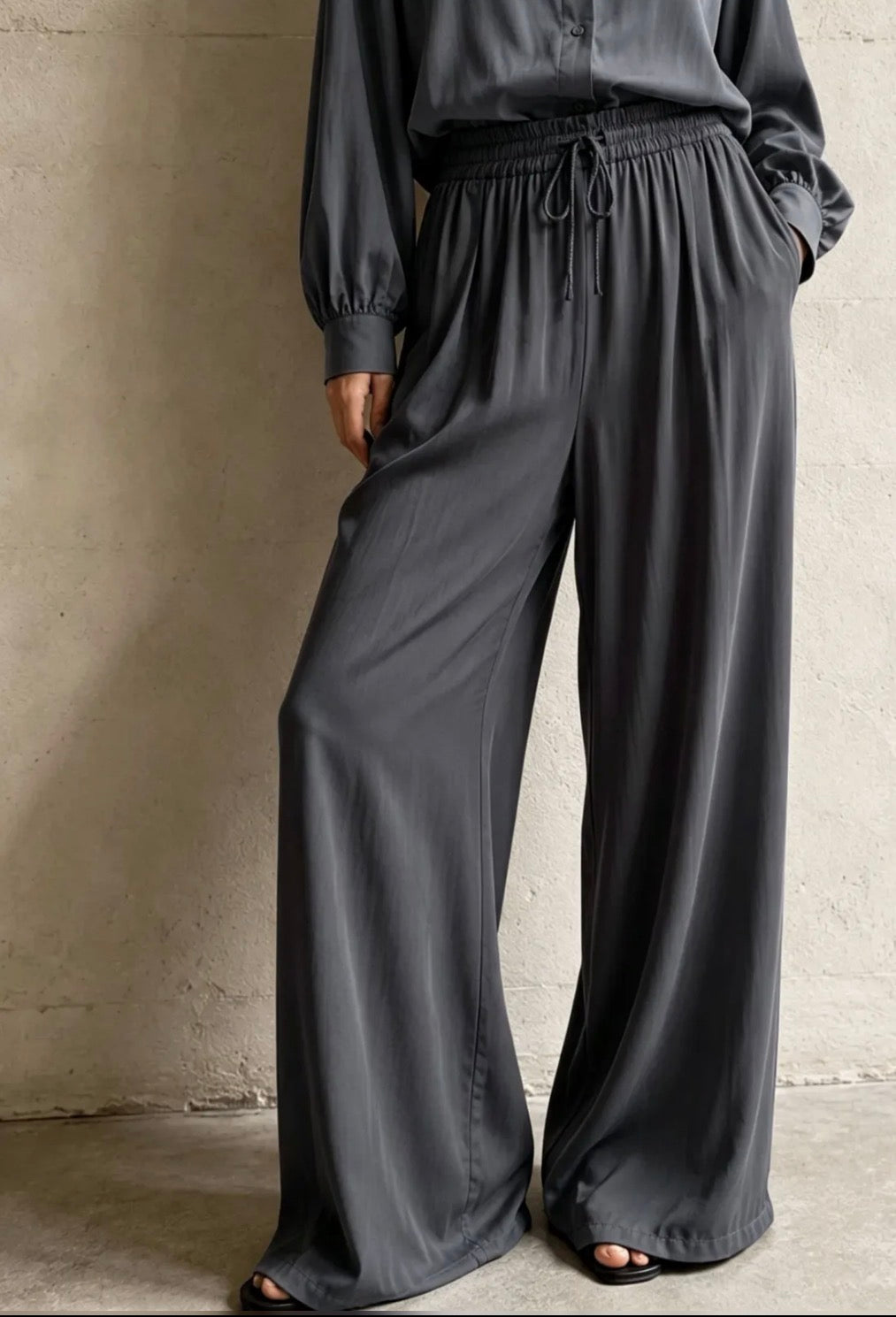 Wide Leg Tencel Hose – 100 % Lyocell 🌿