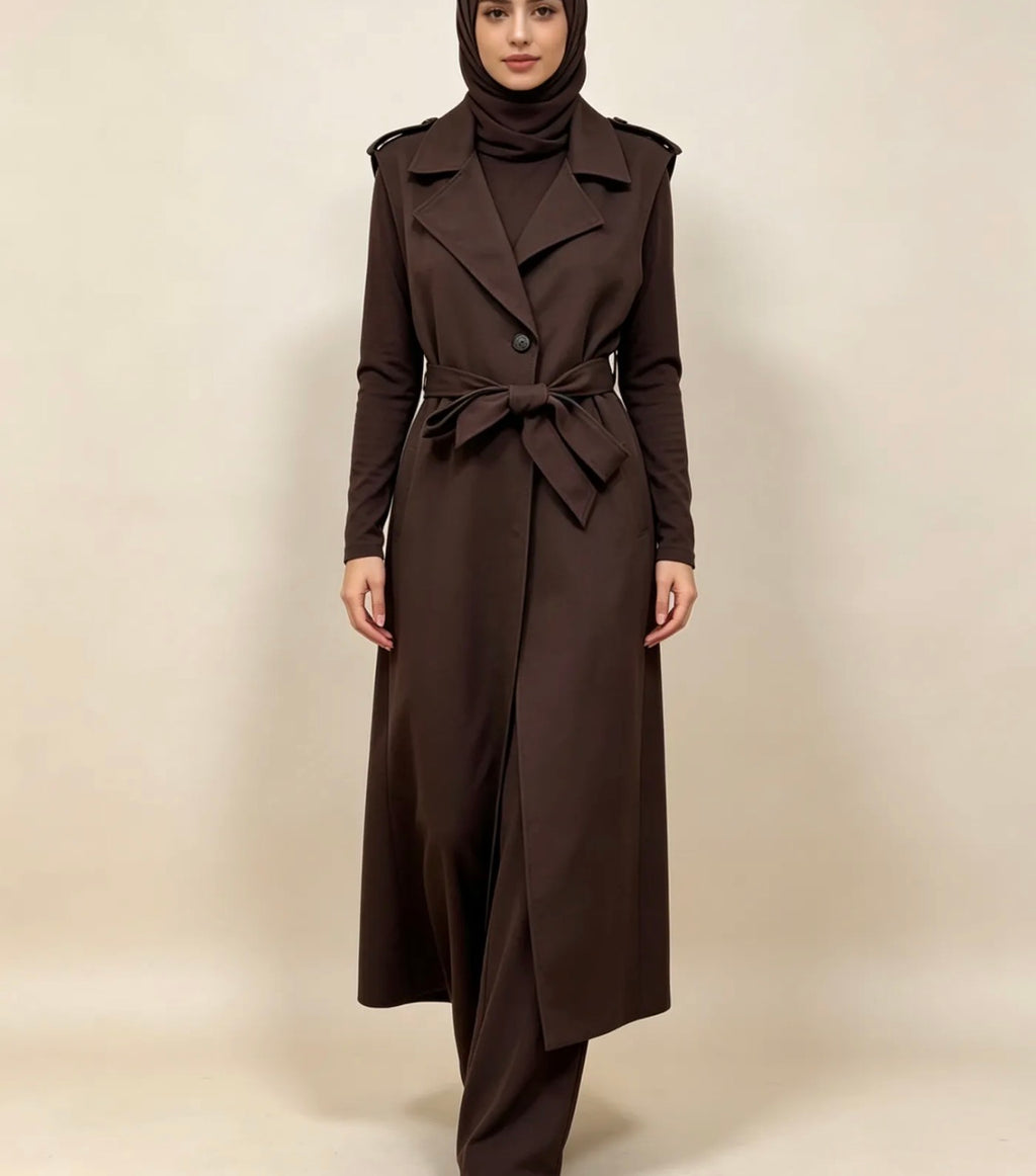 Trenchcoat-Weste