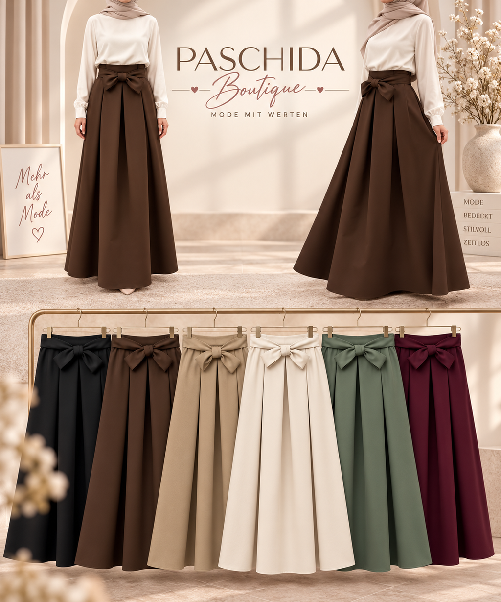 Maxi-Rock „Grace“ mit Taschen