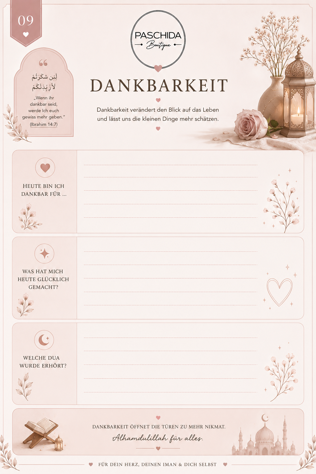 Hijabi Selfcare Journal