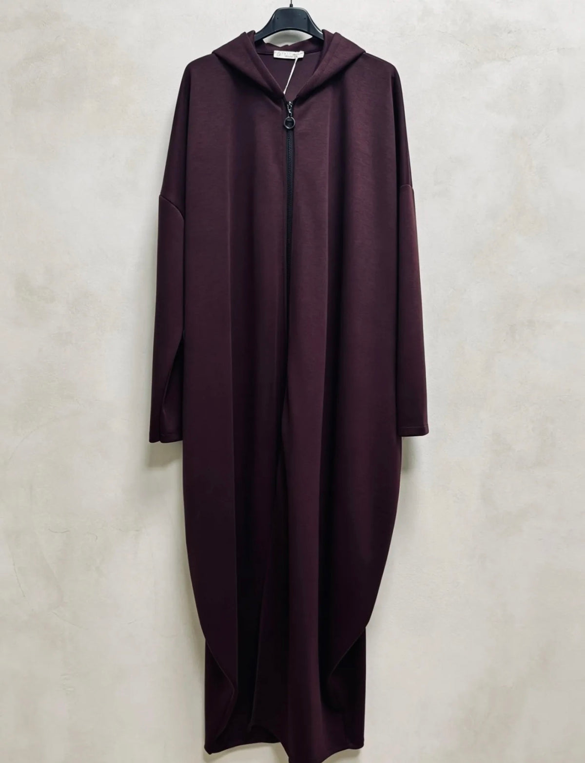 Viskose Zip-Abaya – weich & fließend - 5056
