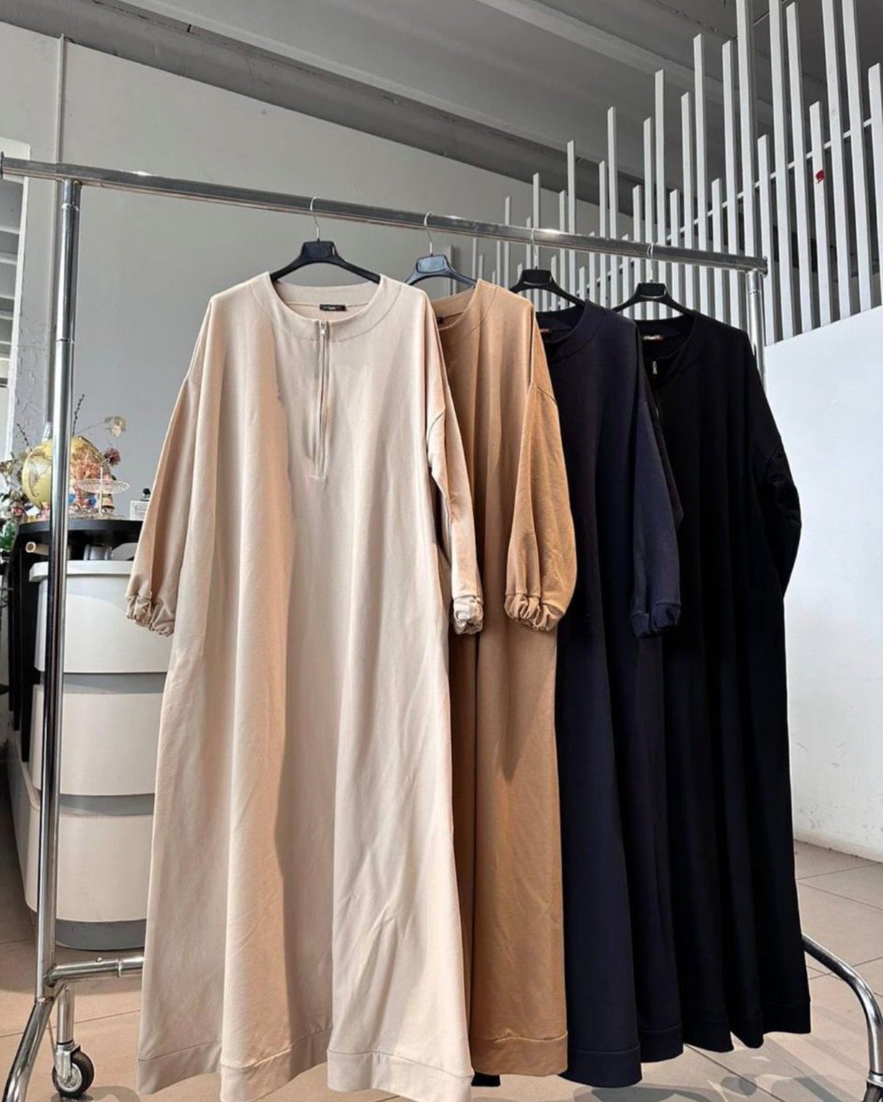 Sportliche Abaya Baumwolle