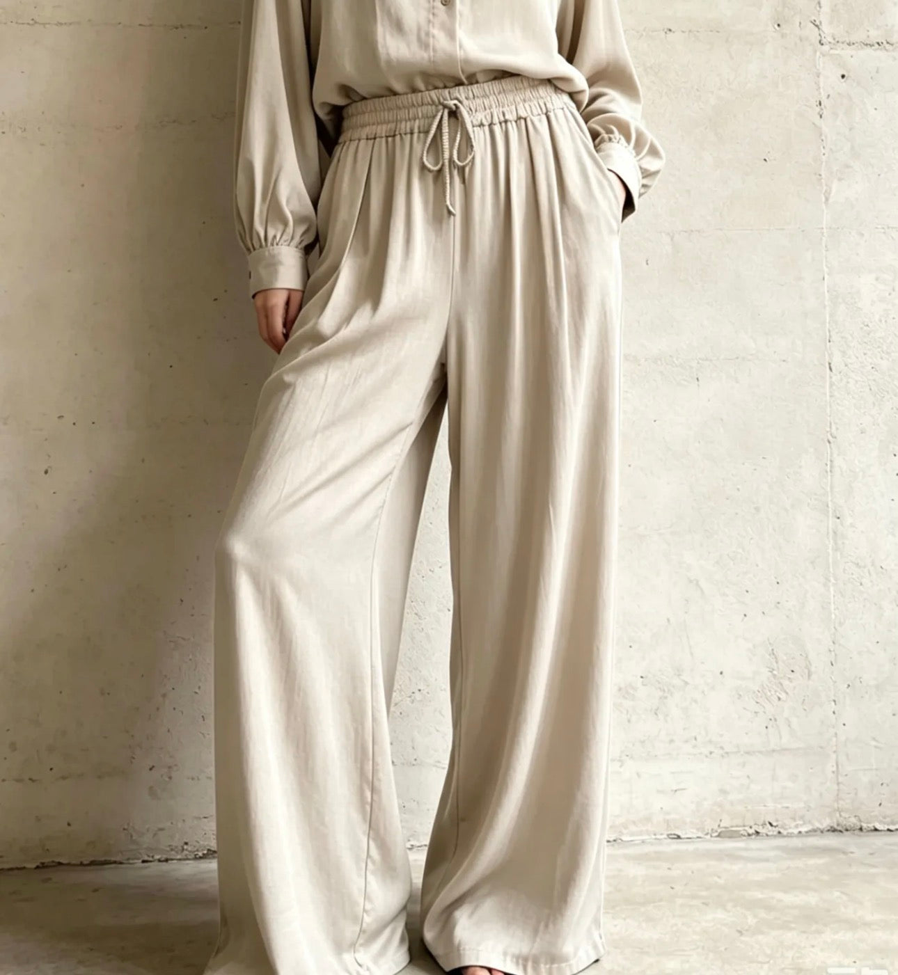 Lyocell Palazzo Hose – 100% Lyocell (Tencel)
