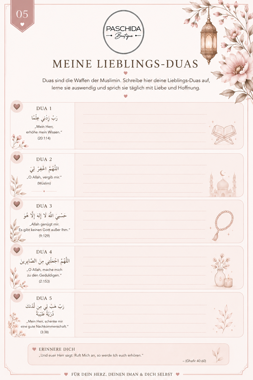 Hijabi Selfcare Journal