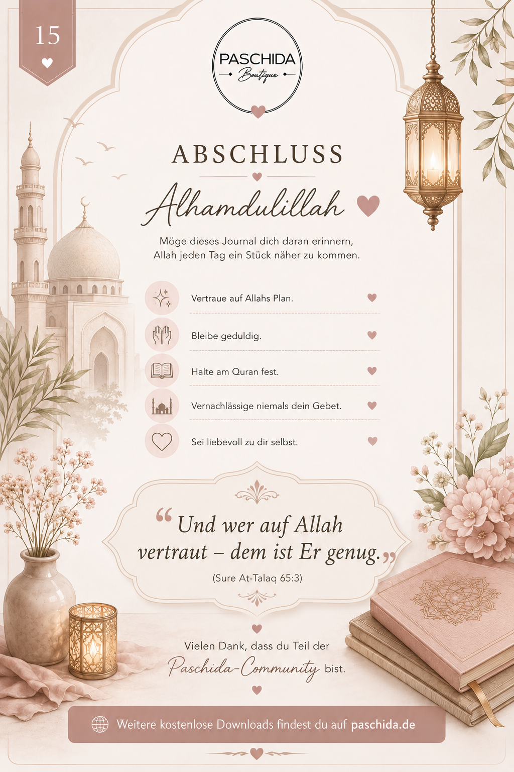 Hijabi Selfcare Journal
