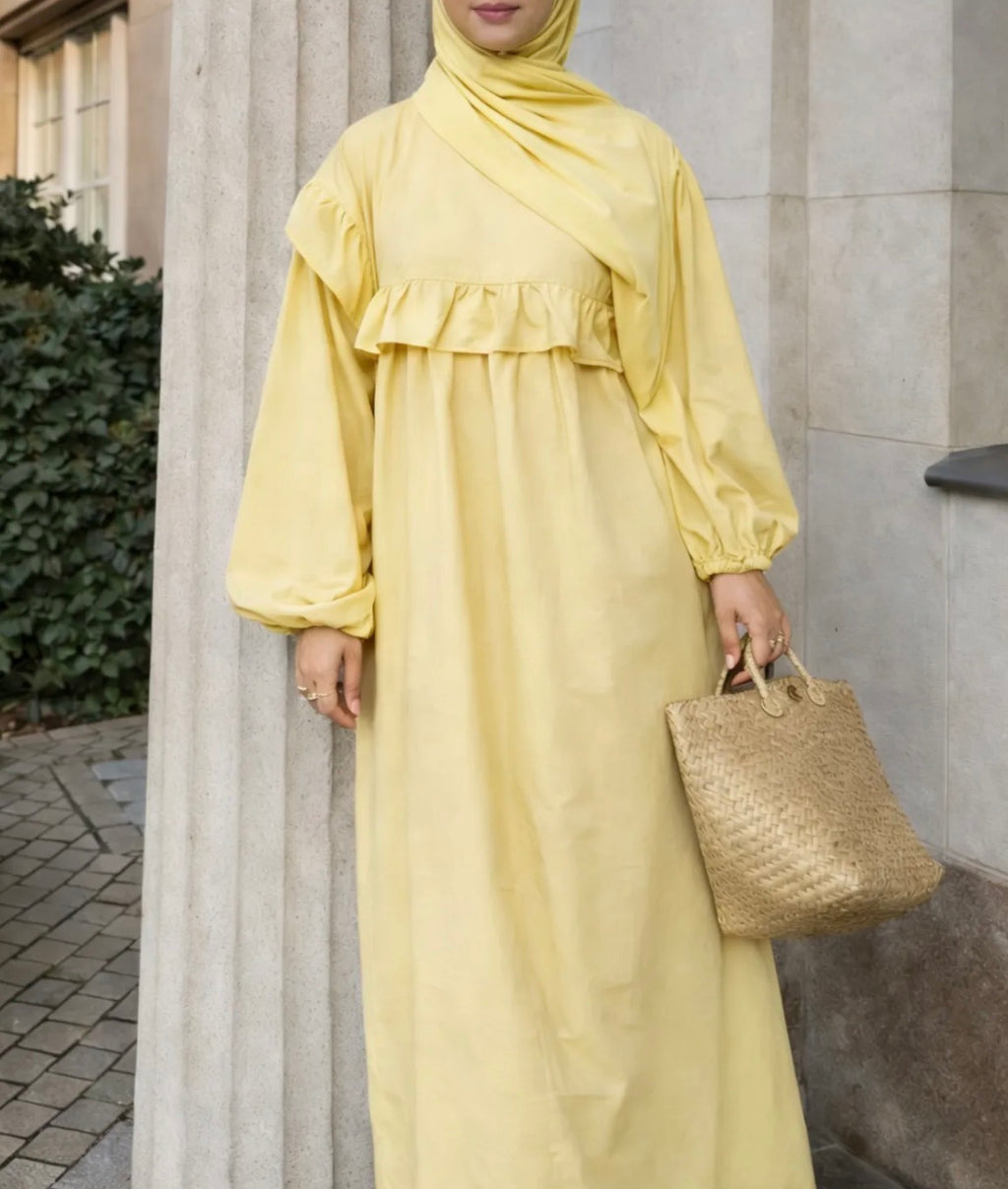 Abaya „Nahla“ – 100% Baumwolle -4005