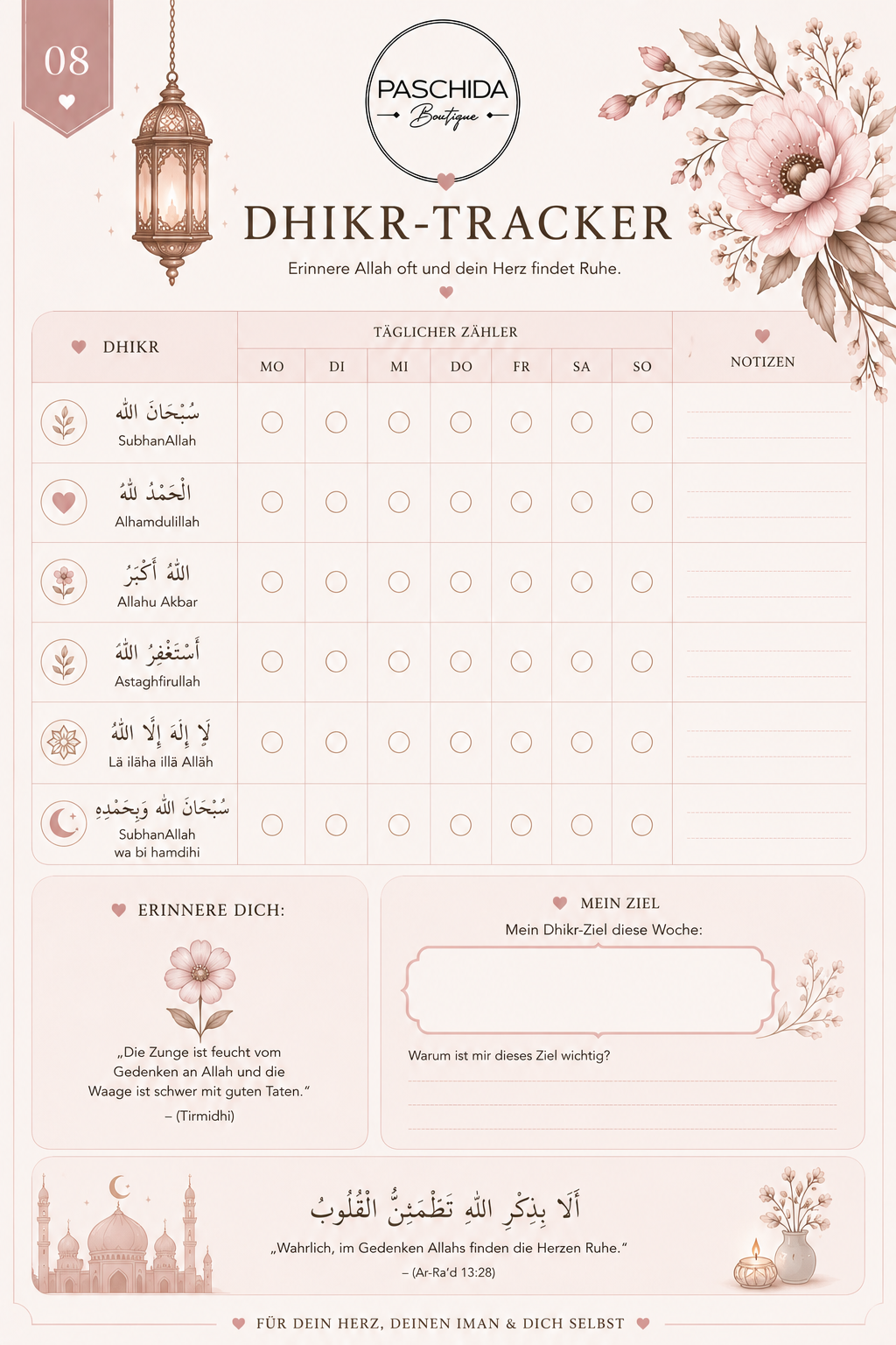 Hijabi Selfcare Journal